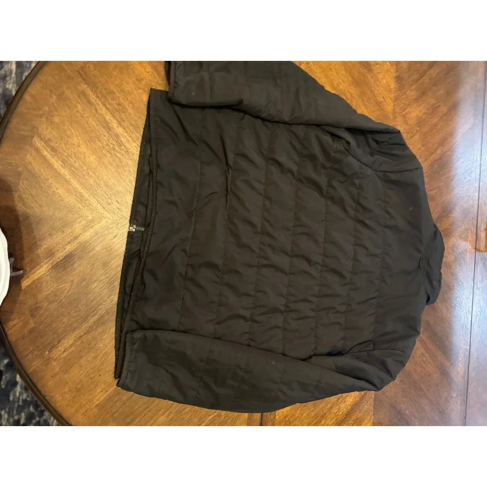 The North Face Black Puffer‎ Jacket Lightweight Full Zip Coat |v1